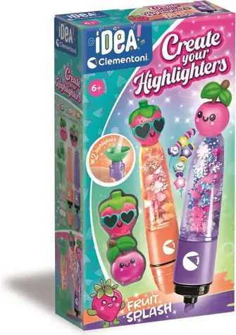 Clementoni IDEA Kreatívna sada na výrobu zvýrazňovačov Fruit / od 6 rokov