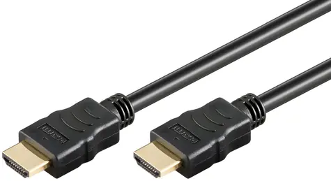 Goobay 80102 / Kábel HDMI / High Speed / s Ethernetom / pozlátené konektory / 1,5 m