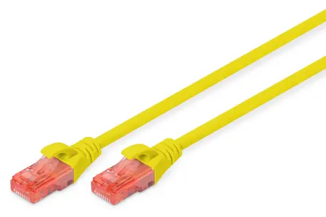 Digitus CAT 6 žltý / Patch kábel / U-UTP / AWG 26/7 / 2 m
