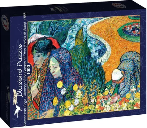 BlueBird Puzzle Spomienka na záhradu v Ettene (Dámy z Arles) (60324) / 1000 dielikov / od 14 rokov