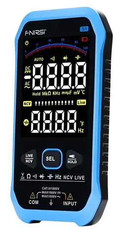 FNIRSI S1 / Digitálny multimeter / True RMS / NCV / USB-C