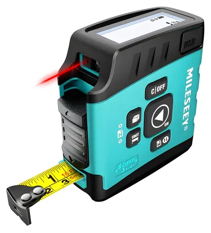 Mileseey DT20 / Laserový diaľkomer / dosah 40 m / zvinovací meter 5 m / IP54