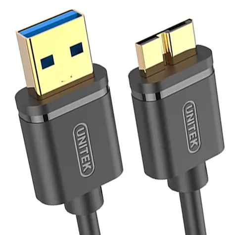 Unitek Y-C463GBK čierna / Kábel / USB-A (M) - USB-C (M) / 2 m