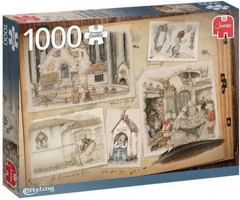 JUMBO Puzzle Kniha rozprávok Efteling / 1000 dielikov / od 12 rokov