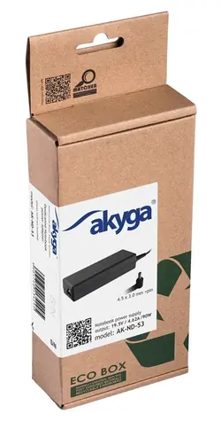 Akyga AK-ND-53 / Napájací adaptér / 90 W / 19,5 V / 4,62 A / pre notebooky DELL