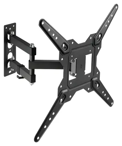 Savio UTV-03 čierna / Držiak na TV / 23-55" / VESA do 400x400 / nosnosť 30 kg / náklon 3-10 °