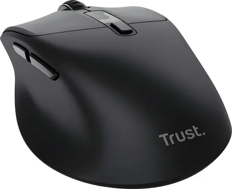 Trust Zevo čierna / Myš / Cestovné / Optická / 4 000 DPI / USB + Bluetooth