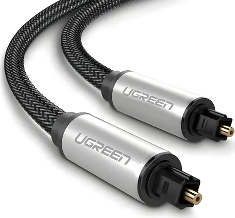 Ugreen UGR655 Toslink - Toslink strieborná / Optický kábel / 2 m