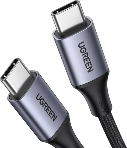 Ugreen Kábel USB-C - USB-C 2 m čierna / Kábel / USB-C - USB-C / 2 m