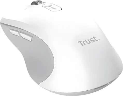 Trust Ferro Hyperwheel biela / Myš / Bezdrôtová USB + Bluetooth / 3200 DPI / 9 tlačidiel