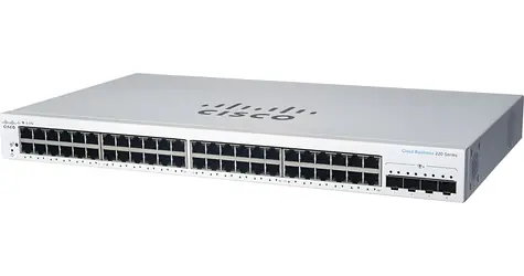 Cisco CBS220-48T-4G- EU REFRESH / Switch / 48x GbE RJ-45 / 4X GbE SFP / Do racku