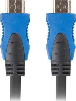 Lanberg CA-HDMI-20CU-0005-BK modrá / Kábel HDMI / 0,5 m