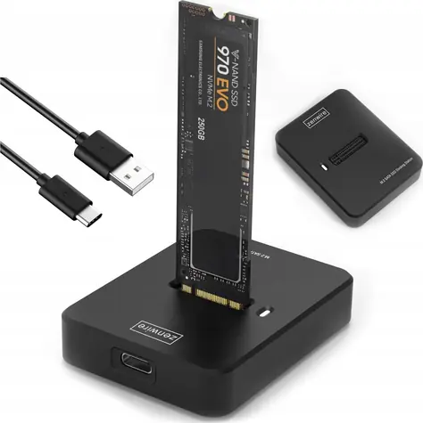 Zenwire Adapter / Externé puzdro pre SSD M.2 NVMe/SATA / USB-C / 10 Gb/s