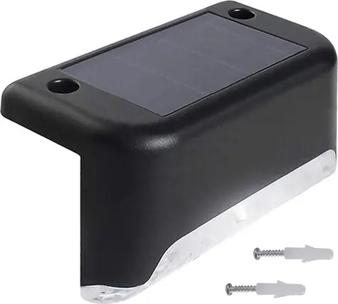 Maclean MCE319 solárne schodiskové svietidlo / LED / IP44 / 4000K / senzor súmraku