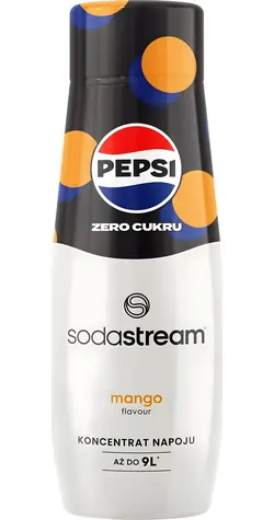 SodaStream Pepsi Max Mango Zero 440 ml/až 9 litrov nápoja