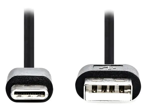 Nedis USB-C (M) - USB-A (M) čierna / Kábel / USB 2.0 / 2 m