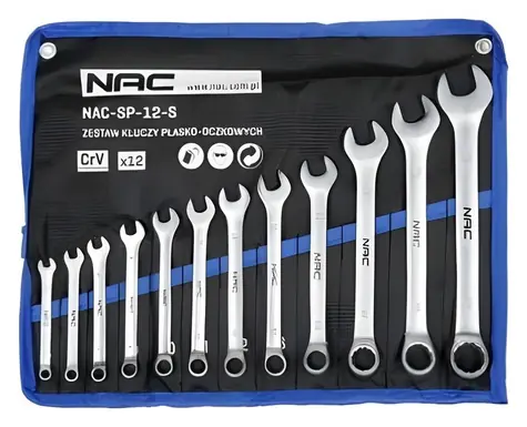 NAC Sada kľúčov očkoplochých 6-22 mm / Kľúče / 12 dielov