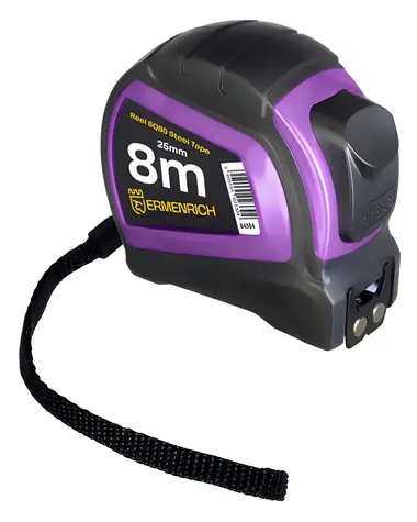 ERMENRICH Zvinovací meter Reel SQ80 fialová / 8 m