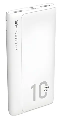 Silicon Power QP15 10000 mAh biela / Power Bank / Li- POL / Fast Charge