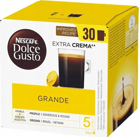 NESCAFÉ Dolce Gusto Grande / Kapsulová káva / 30 ks
