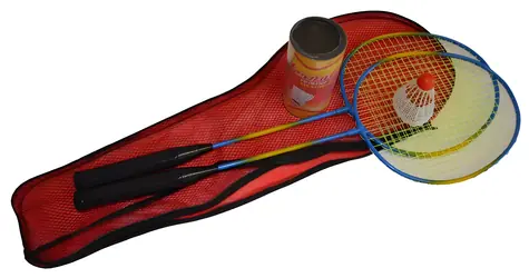 Sportteam BS01 / Badmintonový set / 2x raketa / 3x košíček