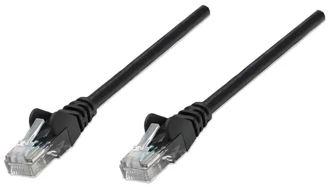 Intellinet CAT5e RJ45 čierna / Patch kábel / U/UTP / 3 m