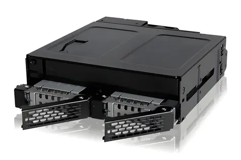 Icy Dock Tough Armor MB602SPO-B čierna / Backplane pre 2x 2.5" HDD/SSD + 1x 5.25" ODD / SATA/SAS