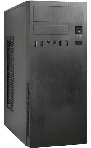 Inter-tech IT-2812 Business čierna / Skriňa / MidiTower / ATX / bez zdroja / USB 2.0 a USB 3.0