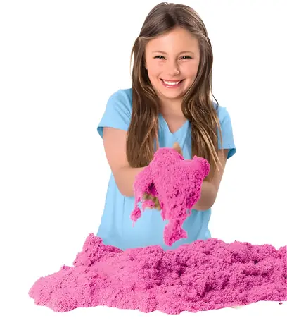 Spin Master Kinetic Sand Color Bag ružová / Kinetický piesok / 907 g / od 3 rokov