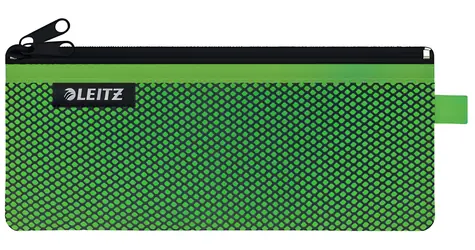 Leitz Wow zelená / Dvojité textilné vrecko / Veľkosť L / Sieťovina, nylon / 230 × 150 mm