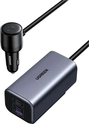 Ugreen 35571 / Nabíjačka do auta / 1x USB-A / 3x USB-C