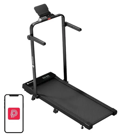 DEERRUN Bežecký pás A6 PLUS / skladací / rýchlosť 1-12 km/h / sklon 5% / nosnosť 136 kg
