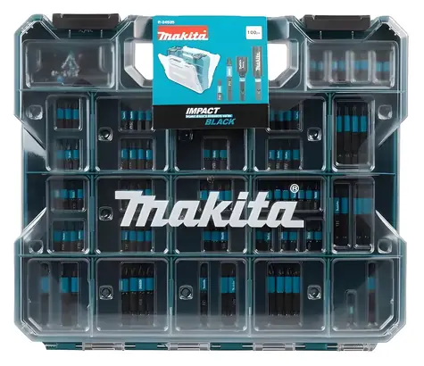 Makita E-24826 Impact Black / Sada bitov / 100 ks