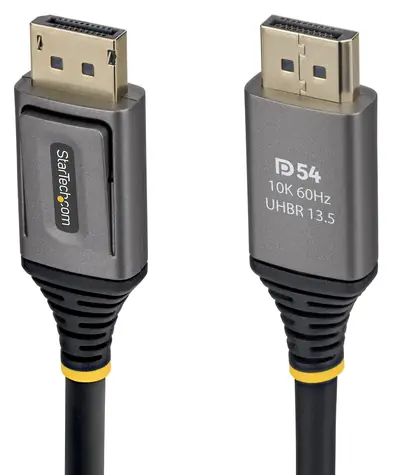 StarTech DP21V-50C-DP54- Cable čierna / DisplayPort 2.1 kábel / DP54 / 0.5 m / 240 Hz