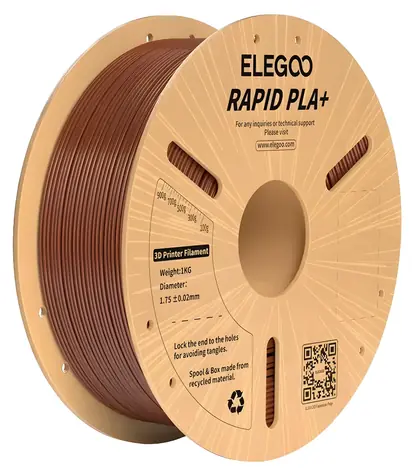 Elegoo Rapid PLA+ hnedá / Struna pre 3D tlačiareň / PLA+ / 1,75 mm / 1 kg