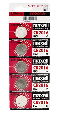 Maxell CR2016 / Gombíková batéria / Lítium / 3V / 5 ks