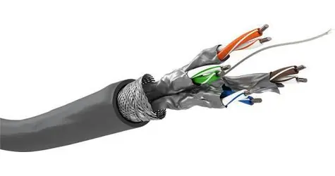 Goobay 95696 CAT6 305m šedá / Inštalačný kábel / S/FTP (PiMF) / PVC / CPR