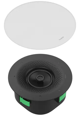 Yealink CS10 biela / Stropný reproduktor / PoE / 2pásmový koaxiálny / nízkoprofilový 120 mm