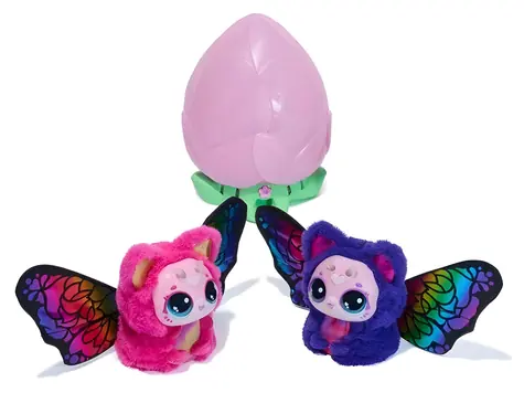 Spin Master Interaktívna hračka Hatchimals Bloomables Kittyfly / Zvuk a svetlo / 3× AA batérie / od 4 rokov
