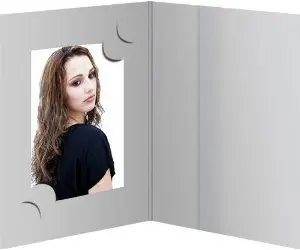 Daiber šedá / Obálka na pasové fotografie / 3 veľkosti / 100 ks