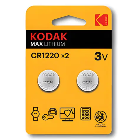 Kodak MAX CR1220 / Lítiová batéria / 3V / 2ks / blister