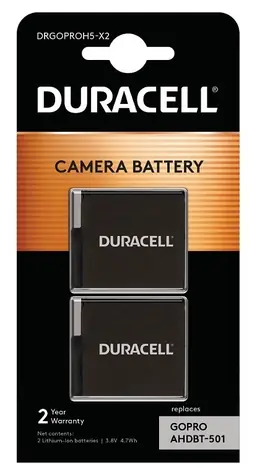 Duracell pre GoPro Hero5/6/7 čierna / Náhradné batérie / Li- ION / 1250mAh / 4Wh