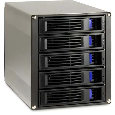 Inter-tech ST-5255 / Rámček pre pevné disky / 5x 2.5 "-3.5" HDD / SATA 6 Gb/s / RAID / 3x 5.25"