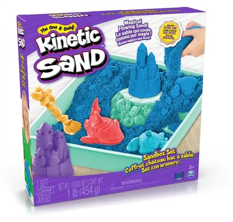 Spin Master Kinetic Sand Pieskovisko modrá / 454 g piesku / od 3 rokov