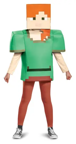 DISGUISE Detský kostým Minecraft Alex / Karnevalový kostým / 4-6 rokov