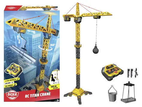DICKIE RC Žeriav Titan Crane 150 cm / RC model žeriava / od 3 rokov