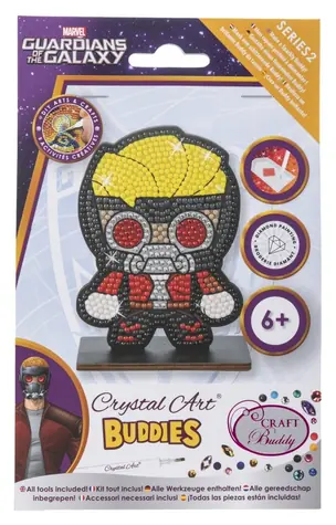 CRYSTAL ART Diamantové maľovanie Postavička Star-Lord / So stojanom