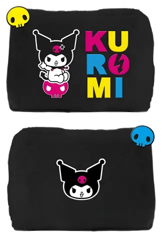 Pyramíd Kuromi / Školský peračník / plyšový / zips