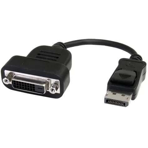 StarTech čierna / Adaptér / DisplayPort na DVI-D / aktívny