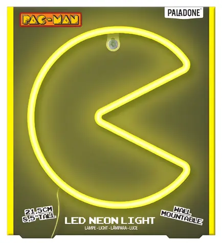 PALADONE Pac-Man Neon Light / Nástenná lampa / USB-C